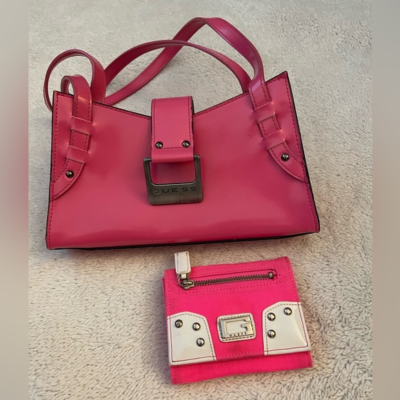 Vintage Mini Guess Purse and Wallet.  Purse is NWOT Excellent Shape - Picture 14 of 14
